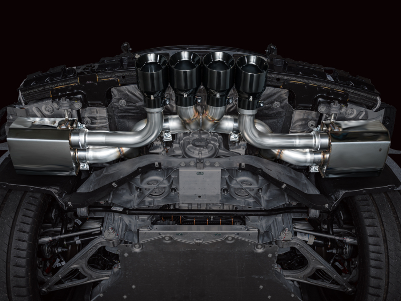 Chevrolet Corvette Z06 Performance Exhaust - AWE Tuning - SwitchPath Cat-Back - Diamond Black - `23-`27